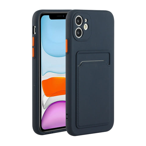 Card Slot Design Shockproof TPU Protective Case, For iPhone 11 Pro Max, For iPhone 12 mini, For iPhone 12, For iPhone 12 Pro
