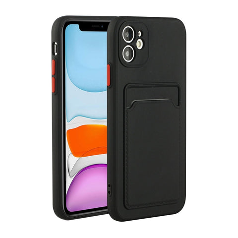 Card Slot Design Shockproof TPU Protective Case, For iPhone 11 Pro Max, For iPhone 12 mini, For iPhone 12, For iPhone 12 Pro