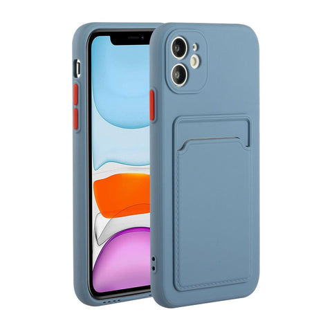 Card Slot Design Shockproof TPU Protective Case, For iPhone 11 Pro Max, For iPhone 12 mini, For iPhone 12, For iPhone 12 Pro