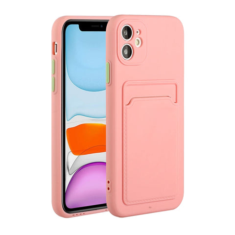 Card Slot Design Shockproof TPU Protective Case, For iPhone 11 Pro Max, For iPhone 12 mini, For iPhone 12, For iPhone 12 Pro