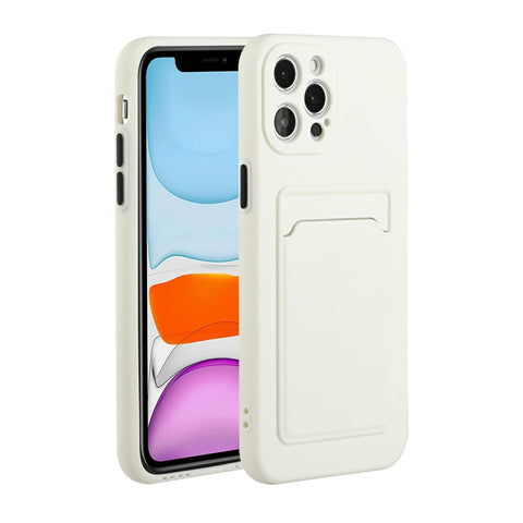 Card Slot Design Shockproof TPU Protective Case, For iPhone 11 Pro Max, For iPhone 12 mini, For iPhone 12, For iPhone 12 Pro