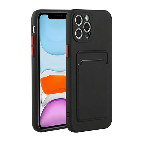 Card Slot Design Shockproof TPU Protective Case, For iPhone 11 Pro Max, For iPhone 12 mini, For iPhone 12, For iPhone 12 Pro