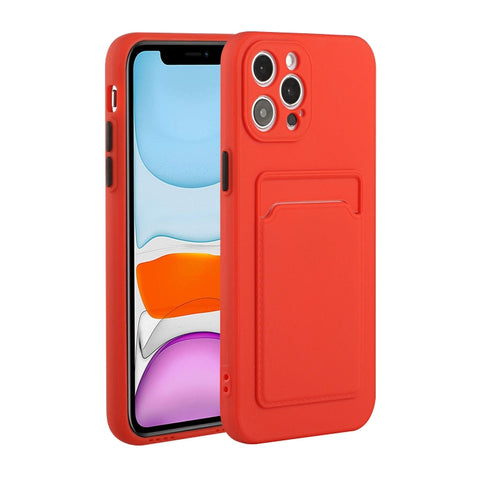 Card Slot Design Shockproof TPU Protective Case, For iPhone 11 Pro Max, For iPhone 12 mini, For iPhone 12, For iPhone 12 Pro