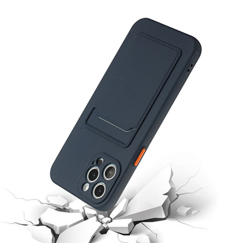 Card Slot Design Shockproof TPU Protective Case, For iPhone 12 Pro Max, For iPhone X / XS, For iPhone XR, For iPhone XS Max