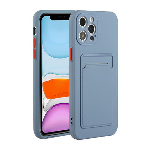 Card Slot Design Shockproof TPU Protective Case, For iPhone 12 Pro Max, For iPhone X / XS, For iPhone XR, For iPhone XS Max