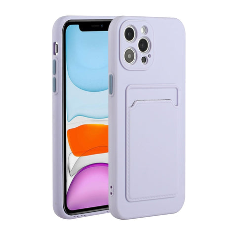 Card Slot Design Shockproof TPU Protective Case, For iPhone 12 Pro Max, For iPhone X / XS, For iPhone XR, For iPhone XS Max