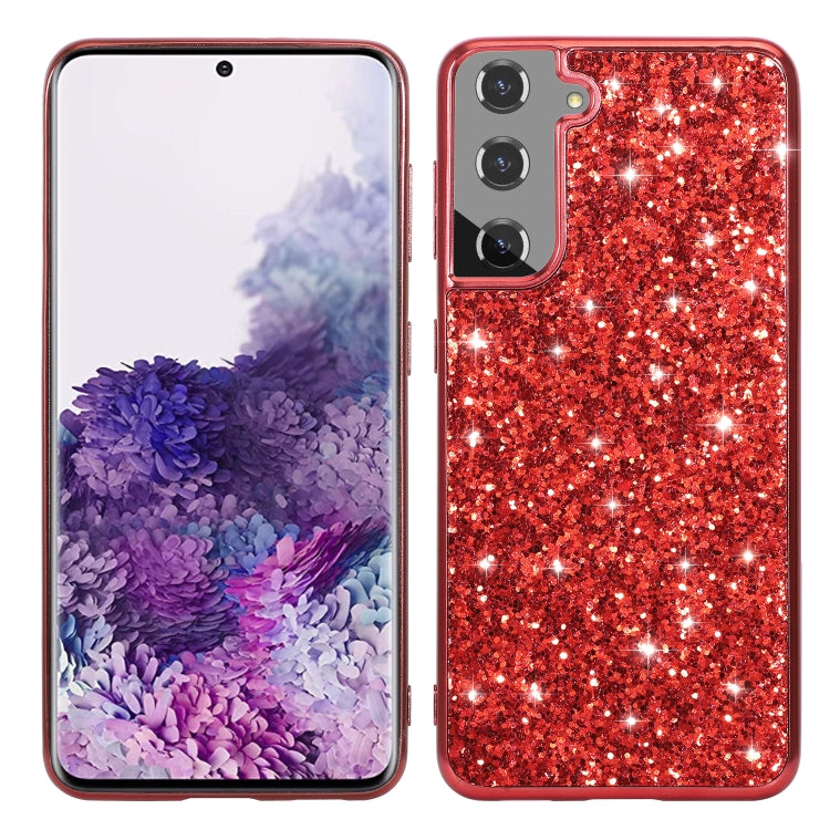 Glitter Powder Shockproof TPU Protective Case, For Samsung Galaxy S21 FE