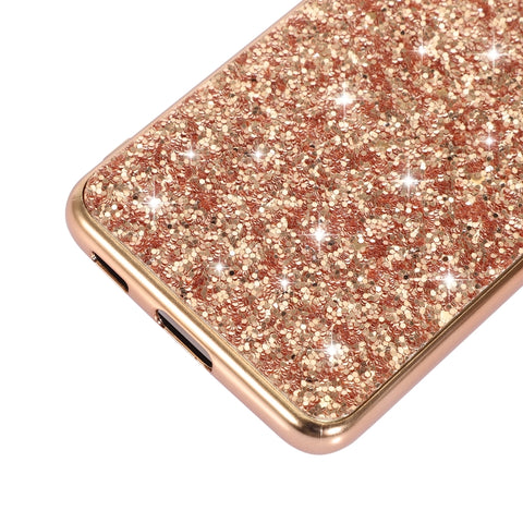 Glitter Powder Shockproof TPU Protective Case, For Samsung Galaxy S21 FE
