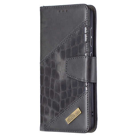 Matching Color Crocodile Texture Horizontal Flip PU Leather Case with Wallet & Holder & Card Slots, For Samsung Galaxy S21 FE / S21 Lite, For Nokia 1.4
