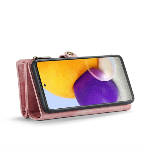 CaseMe 008 Detachable Multifunctional Horizontal Flip Leather Case, with Card Slot & Holder & Zipper Wallet & Photo Frame, For Samsung Galaxy S21 FE