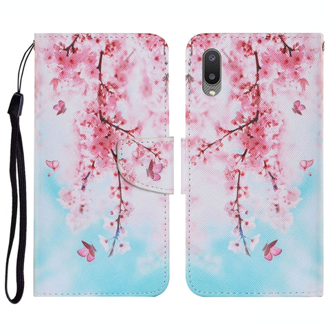 Coloured Drawing Pattern Horizontal Flip PU Leather Case with Holder & Card Slots & Wallet & Lanyard, For Samsung Galaxy A02, For Samsung Galaxy A22 4G, For Samsung Galaxy A22 5G