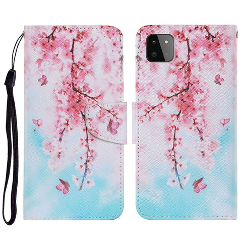 Coloured Drawing Pattern Horizontal Flip PU Leather Case with Holder & Card Slots & Wallet & Lanyard, For Samsung Galaxy A02, For Samsung Galaxy A22 4G, For Samsung Galaxy A22 5G
