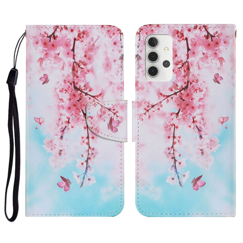 Coloured Drawing Pattern Horizontal Flip PU Leather Case with Holder & Card Slots & Wallet & Lanyard, For Samsung Galaxy A32 4G, For Samsung Galaxy S21 FE, For Xiaomi Redmi 9T