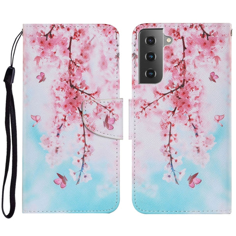 Coloured Drawing Pattern Horizontal Flip PU Leather Case with Holder & Card Slots & Wallet & Lanyard, For Samsung Galaxy A32 4G, For Samsung Galaxy S21 FE, For Xiaomi Redmi 9T