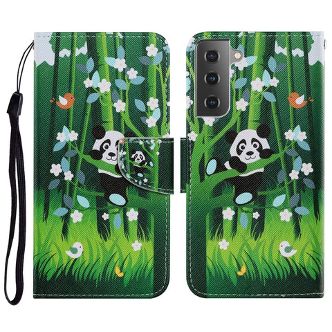 Coloured Drawing Pattern Horizontal Flip PU Leather Case with Holder & Card Slots & Wallet & Lanyard, For Samsung Galaxy A32 4G, For Samsung Galaxy S21 FE, For Xiaomi Redmi 9T