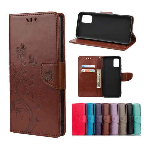 Butterfly Flower Pattern Horizontal Flip Leather Case with Holder & Card Slots & Wallet, For Samsung Galaxy A02s (EU Version), For Samsung Galaxy A12 5G, For Samsung Galaxy A32 4G, For Samsung Galaxy A32 5G, For Samsung Galaxy A72 5G / 4G              ...