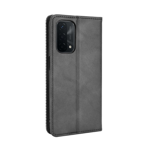 Magnetic Buckle Retro Crazy Horse Texture Horizontal Flip Leather Case with Holder & Card Slots & Photo Frame, For OPPO A54 5G / A74 5G / A93 5G, For OPPO A55 5G / A53s 5G, For OPPO A74 4G / F19 4G, For OPPO A94 5G / Reno5Z 5G / F19 Pro+ 5G            ...