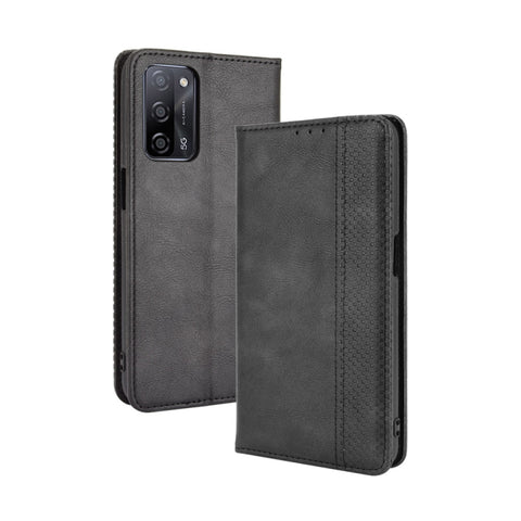 Magnetic Buckle Retro Crazy Horse Texture Horizontal Flip Leather Case with Holder & Card Slots & Photo Frame, For OPPO A54 5G / A74 5G / A93 5G, For OPPO A55 5G / A53s 5G, For OPPO A74 4G / F19 4G, For OPPO A94 5G / Reno5Z 5G / F19 Pro+ 5G            ...