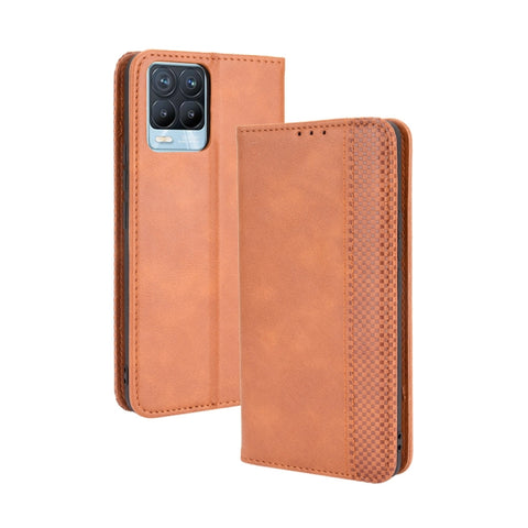 Magnetic Buckle Retro Crazy Horse Texture Horizontal Flip Leather Case with Holder & Card Slots & Photo Frame, For OPPO A54 5G / A74 5G / A93 5G, For OPPO A55 5G / A53s 5G, For OPPO A74 4G / F19 4G, For OPPO A94 5G / Reno5Z 5G / F19 Pro+ 5G            ...