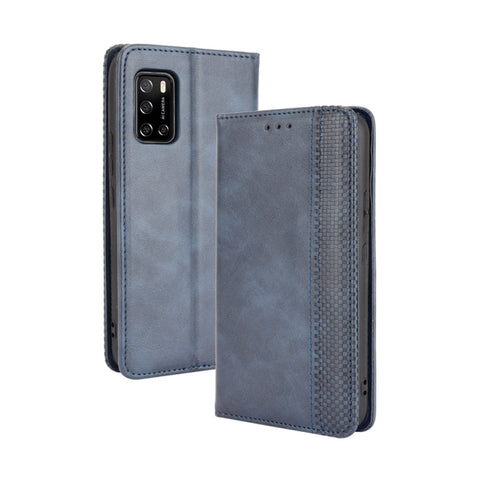 Magnetic Buckle Retro Crazy Horse Texture Horizontal Flip Leather Case with Holder & Card Slots & Photo Frame, For OPPO A54 5G / A74 5G / A93 5G, For OPPO A55 5G / A53s 5G, For OPPO A74 4G / F19 4G, For OPPO A94 5G / Reno5Z 5G / F19 Pro+ 5G            ...