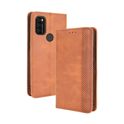 Magnetic Buckle Retro Crazy Horse Texture Horizontal Flip Leather Case with Holder & Card Slots & Photo Frame, For OPPO A54 5G / A74 5G / A93 5G, For OPPO A55 5G / A53s 5G, For OPPO A74 4G / F19 4G, For OPPO A94 5G / Reno5Z 5G / F19 Pro+ 5G            ...
