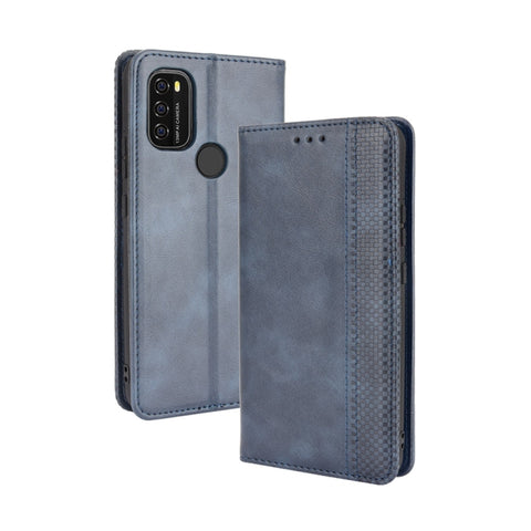 Magnetic Buckle Retro Crazy Horse Texture Horizontal Flip Leather Case with Holder & Card Slots & Photo Frame, For OPPO A54 5G / A74 5G / A93 5G, For OPPO A55 5G / A53s 5G, For OPPO A74 4G / F19 4G, For OPPO A94 5G / Reno5Z 5G / F19 Pro+ 5G            ...