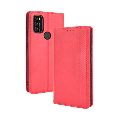 Magnetic Buckle Retro Crazy Horse Texture Horizontal Flip Leather Case with Holder & Card Slots & Photo Frame, For OPPO A54 5G / A74 5G / A93 5G, For OPPO A55 5G / A53s 5G, For OPPO A74 4G / F19 4G, For OPPO A94 5G / Reno5Z 5G / F19 Pro+ 5G            ...
