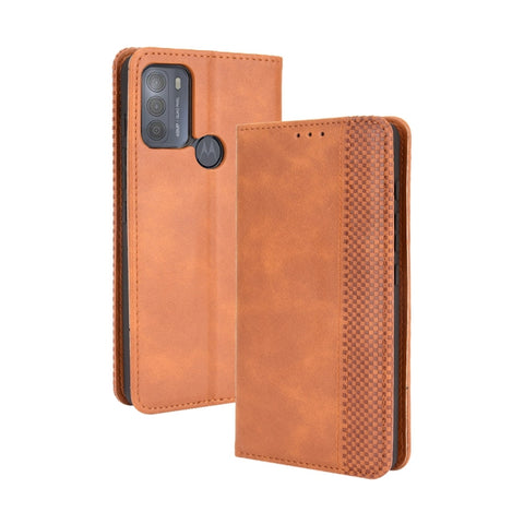 Magnetic Buckle Retro Crazy Horse Texture Horizontal Flip Leather Case with Holder & Card Slots & Photo Frame, For OPPO A54 5G / A74 5G / A93 5G, For OPPO A55 5G / A53s 5G, For OPPO A74 4G / F19 4G, For OPPO A94 5G / Reno5Z 5G / F19 Pro+ 5G            ...
