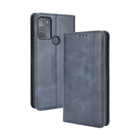 Magnetic Buckle Retro Crazy Horse Texture Horizontal Flip Leather Case with Holder & Card Slots & Photo Frame, For OPPO A54 5G / A74 5G / A93 5G, For OPPO A55 5G / A53s 5G, For OPPO A74 4G / F19 4G, For OPPO A94 5G / Reno5Z 5G / F19 Pro+ 5G            ...