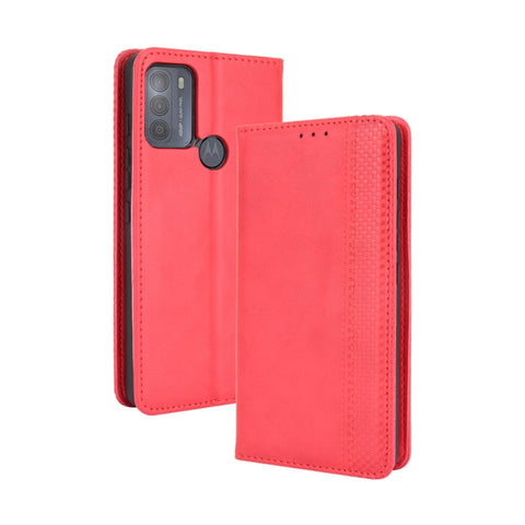 Magnetic Buckle Retro Crazy Horse Texture Horizontal Flip Leather Case with Holder & Card Slots & Photo Frame, For OPPO A54 5G / A74 5G / A93 5G, For OPPO A55 5G / A53s 5G, For OPPO A74 4G / F19 4G, For OPPO A94 5G / Reno5Z 5G / F19 Pro+ 5G            ...