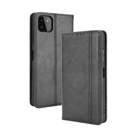 Magnetic Buckle Retro Crazy Horse Texture Horizontal Flip Leather Case with Holder & Card Slots & Photo Frame, For OPPO A54 5G / A74 5G / A93 5G, For OPPO A55 5G / A53s 5G, For OPPO A74 4G / F19 4G, For OPPO A94 5G / Reno5Z 5G / F19 Pro+ 5G            ...