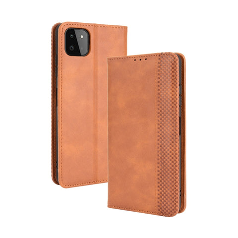 Magnetic Buckle Retro Crazy Horse Texture Horizontal Flip Leather Case with Holder & Card Slots & Photo Frame, For OPPO A54 5G / A74 5G / A93 5G, For OPPO A55 5G / A53s 5G, For OPPO A74 4G / F19 4G, For OPPO A94 5G / Reno5Z 5G / F19 Pro+ 5G            ...