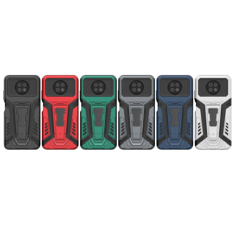 War Chariot Series Armor All-inclusive Shockproof PC + TPU Protective Case with Invisible Holder, For Xiaomi Redmi Note 9 5G, For Xiaomi Redmi Note 9S, For Samsung Galaxy S21+ 5G