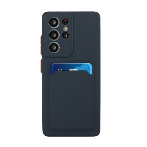 Card Slot Design Shockproof TPU Protective, For Samsung Galaxy S21 Ultra 5G, For Samsung Galaxy S21+ 5G