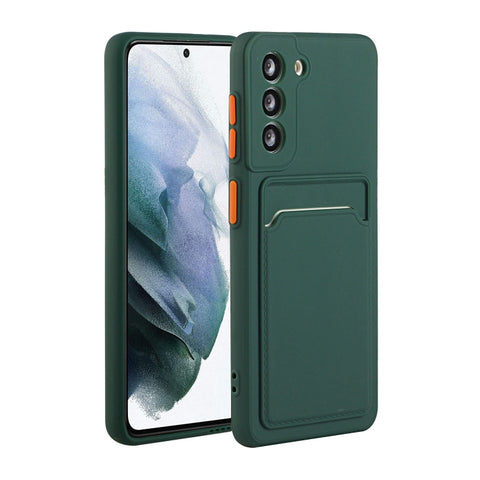 Card Slot Design Shockproof TPU Protective, For Samsung Galaxy S21 Ultra 5G, For Samsung Galaxy S21+ 5G