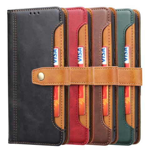 Calf Texture Double Fold Clasp Horizontal Flip Leather Case with Photo Frame & Holder & Card Slots & Wallet, For Samsung Galaxy S21 FE, For Xiaomi Mi 11 Lite, For Xiaomi Mi 11 Pro