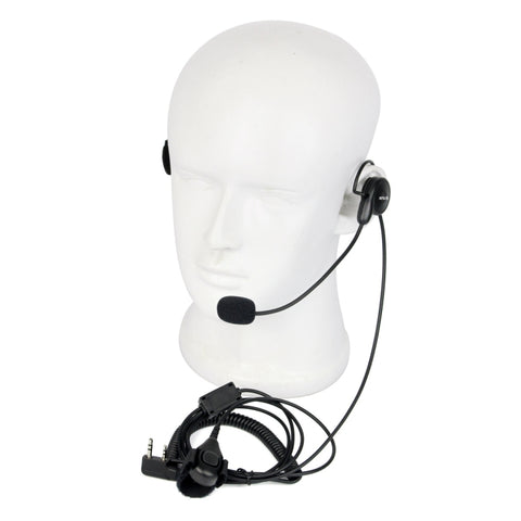 RETEVIS K-C2F 2 Pin PTT Finger Back-hanging Earphone Microphone for H-777/RT-5R/ 888s/UV5R, K-C2F