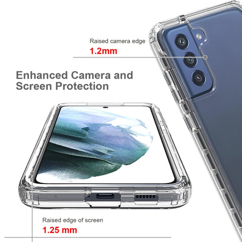 Shockproof Highly Transparent PC+TPU Protective Case, For Samsung Galaxy S21 FE, For Xiaomi Mi 10T Pro 5G, For Xiaomi Poco X3 NFC, For Xiaomi Redmi Note 10, For Xiaomi Redmi Note 10 Pro