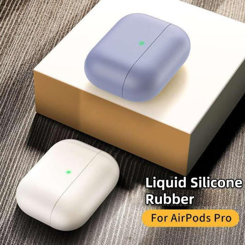 For Apple AirPods Pro Ultra-thin Liquid Silicone Wireless Earphone Protective Case