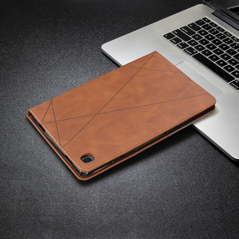 Rhombus Texture Horizontal Flip Magnetic Leather Case with Holder & Card Slots, For Samsung Galaxy Tab A7 10.4 (2020)