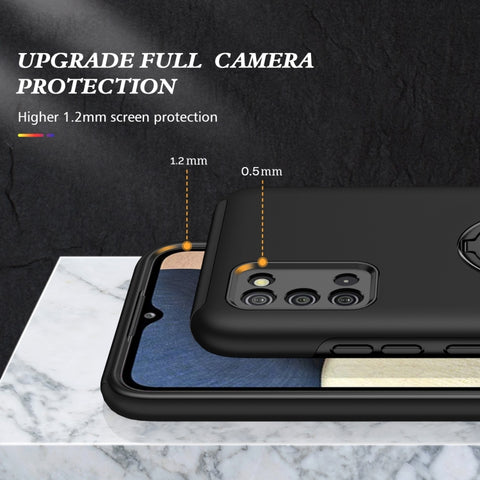 PC + TPU Shockproof Magnetic Protective Case with Invisible Ring Holder, For Samsung Galaxy A01 Core, For Samsung Galaxy A02s US Version, For Samsung Galaxy A20 / A30, For Samsung Galaxy A02 EU Version, For Samsung Galaxy A11                           ...