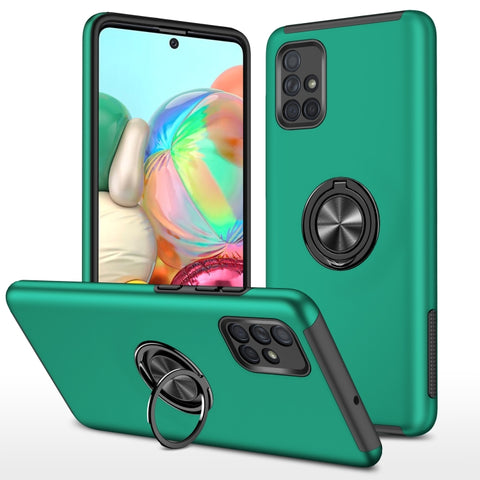 PC + TPU Shockproof Magnetic Protective Case with Invisible Ring Holder, For Samsung Galaxy A01 Core, For Samsung Galaxy A02s US Version, For Samsung Galaxy A20 / A30, For Samsung Galaxy A02 EU Version, For Samsung Galaxy A11                           ...