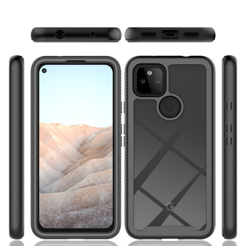 Starry Sky Solid Color Series Shockproof PC + TPU Case, For Google Pixel 5A 5G, For Samsung Galaxy A22 5G