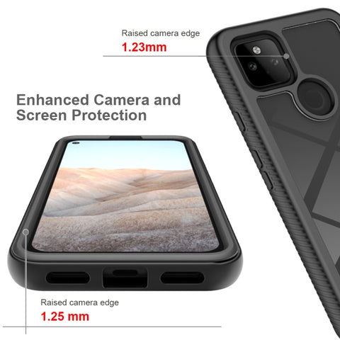 Starry Sky Solid Color Series Shockproof PC + TPU Case, For Google Pixel 5A 5G, For Samsung Galaxy A22 5G