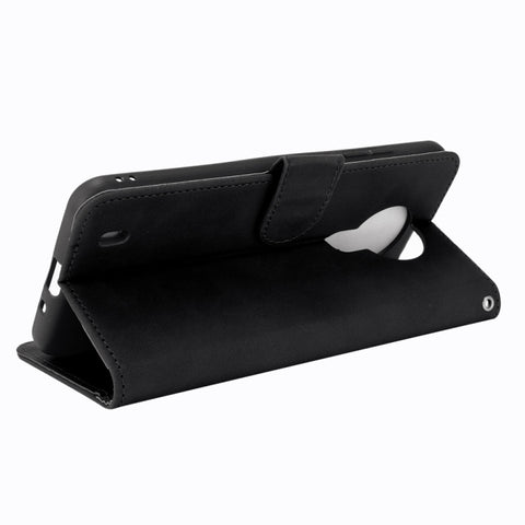 Solid Color Skin Feel Magnetic Buckle Horizontal Flip Calf Texture PU Leather Case with Holder & Card Slots & Wallet, For Nokia 1.4, For Samsung Galaxy A22 4G