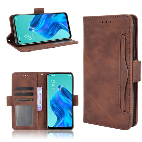 Skin Feel Calf Pattern Horizontal Flip Leather Case with Holder & Card Slots & Photo Frame, For Motorola Moto G40 Fusion / Moto G60, For OPPO Realme C11 2021 / C20 / C20A, For OPPO Reno5 A, For TCL 20 5G / 20S, For TCL 20 Pro 5G, For TCL 20 SE         ...