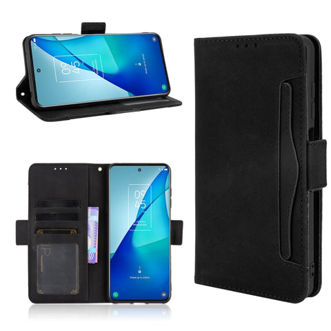 Skin Feel Calf Pattern Horizontal Flip Leather Case with Holder & Card Slots & Photo Frame, For Motorola Moto G40 Fusion / Moto G60, For OPPO Realme C11 2021 / C20 / C20A, For OPPO Reno5 A, For TCL 20 5G / 20S, For TCL 20 Pro 5G, For TCL 20 SE         ...