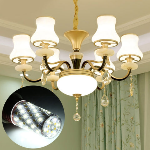 Three-Color Dimming Corn Light Bulb SMD 2835, E27 16W 700LM 84LEDs, E14 16W 700LM 84LEDs, E27 12W 500LM 60LEDs, E14 12W 500LM 60LEDs