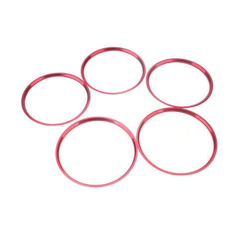 5 PCS Car Air Conditioner Air Outlet Decorative Ring for Mercedes-Benz, A5819-01, A5819-02, A5819-03