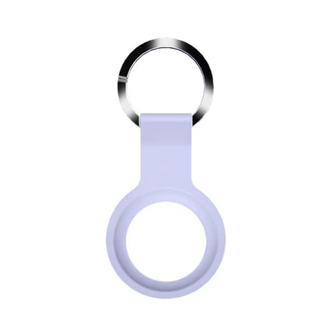 Mutural Liquid Silicone Protective Case with Key Ring for AirTag 2nd Gen / AirTag 1st Gen